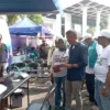 Dok. Pj. Gubernur Jabar, Bey Machmudin saat meninjau beberapa stand di WJF 2025. Jum'at (23/8). Foto. Sandi Nugraha.