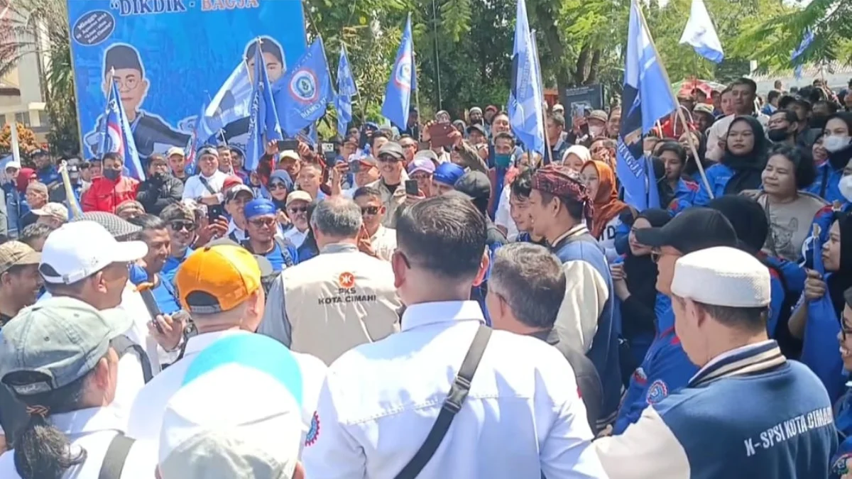 Dinilai Berpengalaman di Pemerintahan, Paslon Dikdik-Bagja Dapat Dukungandari Ribuan Buruh Cimahi