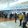 Ilustrasi aktivitas penumpang di Bandara Kertajati.