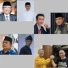 Empat Bakal Paslon Wali Kota dan Wakil Wali Kota yang diprediksi akan bertarung di Pilkada Kota Banjat tahun 2024.