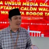 Ketua KPU Kota Bogor, Muhammad Habibi Zaenal Arifin. (Yudha Prananda / Jabar Ekspres)