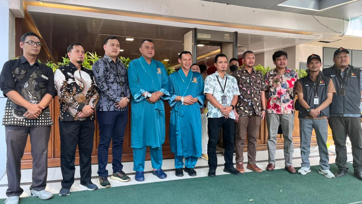 Rudy Susmanto dan Jaro Ade Jalani Medical Checkup di RSPAD Gatot Subroto Foto : Istimewa