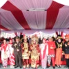 Bupati Bandung Dadang Supriatna bersama Forkopimda Kabupaten Bandung, TNI, Polri, anggota DPRD, serta berbagai elemen masyarakat pada upacara peringatan Hari Ulang Tahun ke-79 Kemerdekaan Republik Indonesia di Kabupaten Bandung berlangsung meriah di Lapangan Upakarti, Komplek Pemkab Bandung, Soreang pada Sabtu (17/8/2024). Foto Istimewa