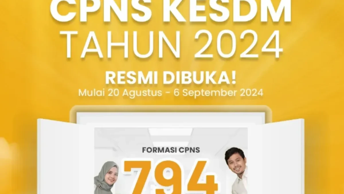Syarat dan Ketentuan Seleksi CPNS 2024 Kementerian ESDM Syarat dan Ketentuan Seleksi CPNS 2024 Kementerian ESDM