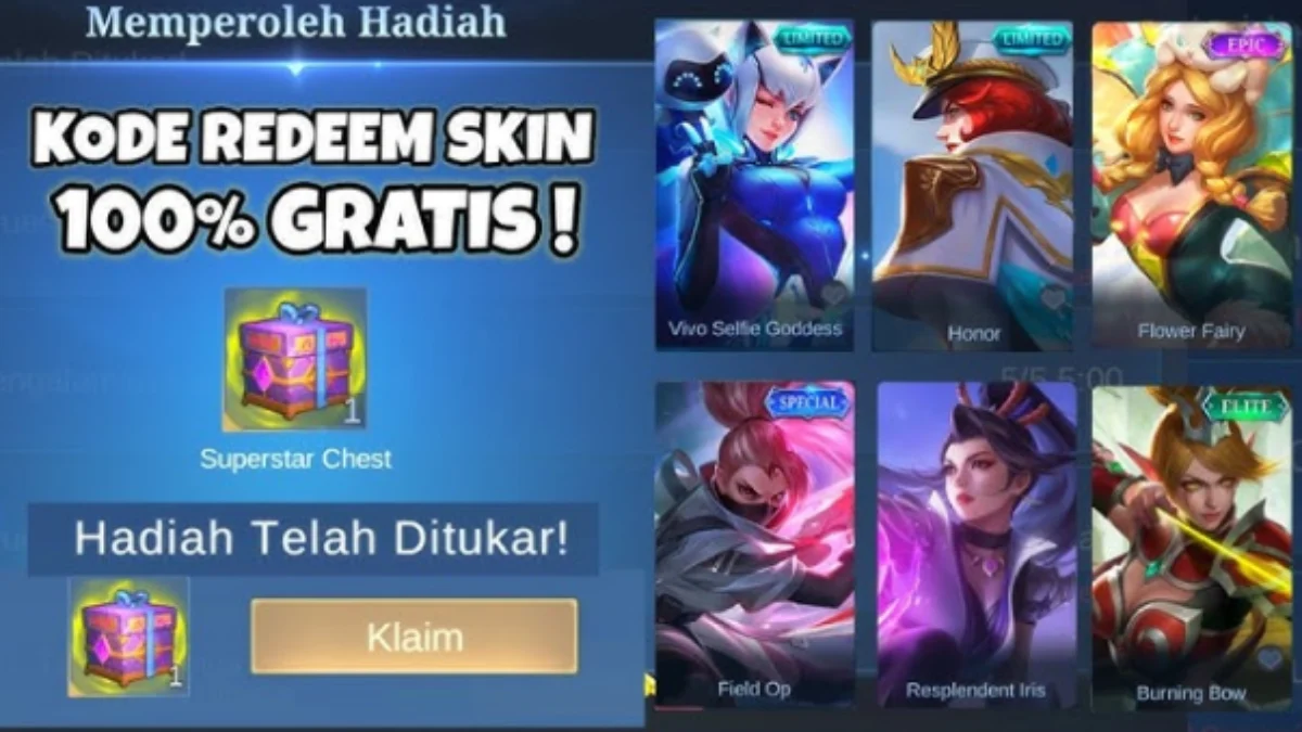 Kode Redeem ML Hari Ini Senin, 19 Agustus 2024