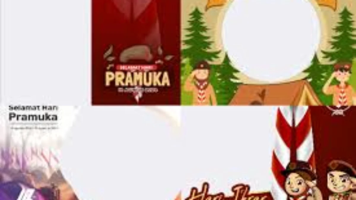 Link Download Twibbon PNG Peringatan Hari Pramuka Nasional 14 Agustus 2024