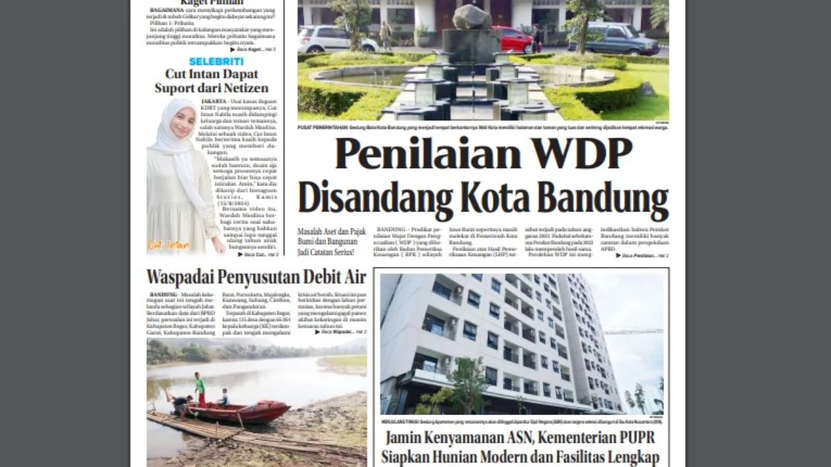 Epaper Jabar Ekspres 16 Agustus 2024