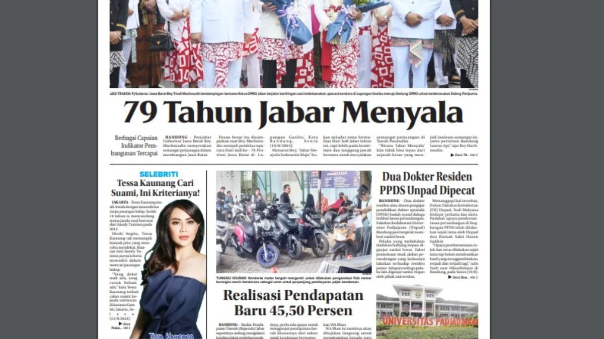 Epaper Jabar Ekspres 20 Agustus 2024