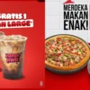 Promo Buy 1 Get 1 HUT RI 17 Agustus 2024/Instagram Janji Jiwa dan Pizza Hut Indonesia