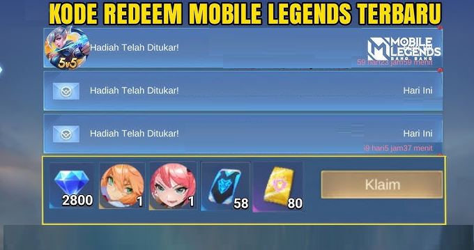 Update Kode Redeem Mobile Legends Senin, 5 Agustus 2024 – jabarekspres.com
