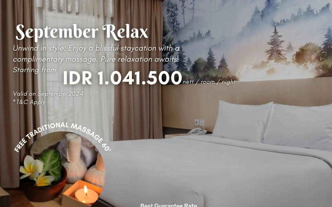 Di bulan September Ceria ini kembali Green Forest Resort & Wedding by Horison memiliki promo menarik