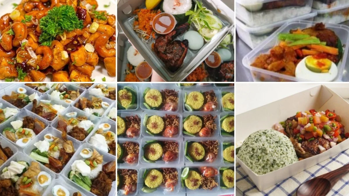 Contoh menu catering di Bandung yang diduga melakukan penipuan.