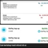 Bukti refund dana dari aplikasi XFA AI
