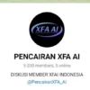 Salah satu grup XFA AI yang diduga terindikasi penipuan.