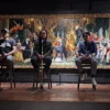Management Grey Art Gallery saat memberikan keterangan terkait Pameran yang digelar, pada Sabtu (21/9/2024).