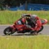 Aksi Pebalap Honda Daya Jayadi Racing Team Kejurda Jabar 2024 Seri Kedua