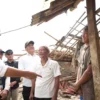 Pj. Gubernur Jabar Bey Machmudin saat meninjau lokasi bencana alam puting beliung di Desa Cimayang, Kecamatan Pamijahan, Kabupaten Bogor, Selasa (3/9/2024).