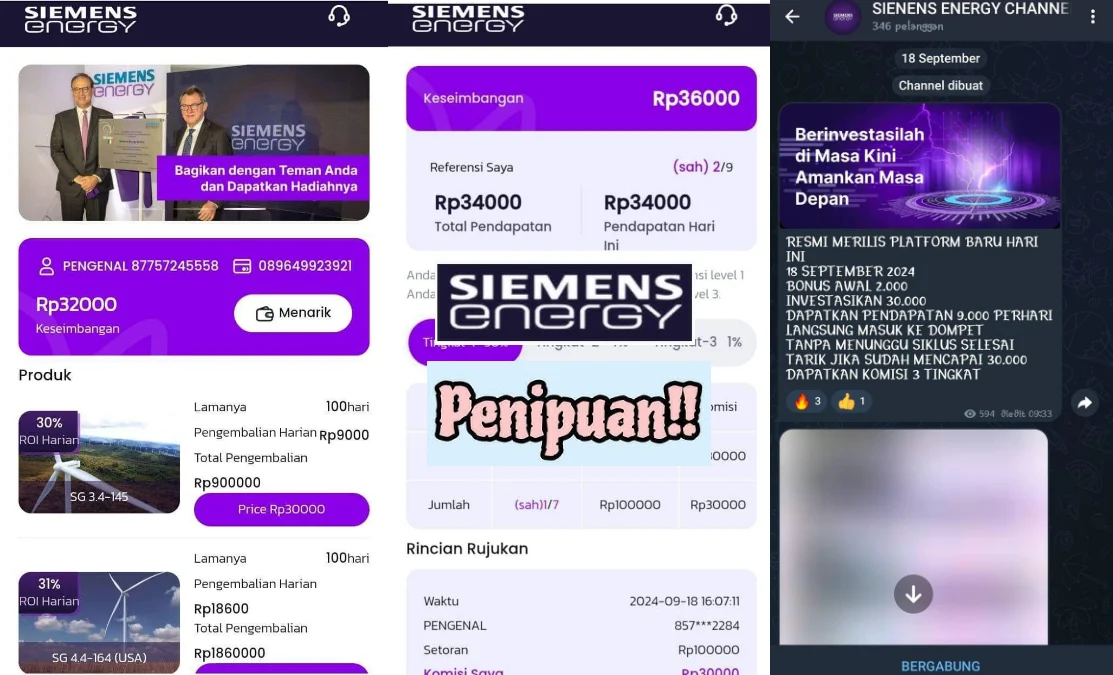 Siemens Energy Aplikasi Penghasil Uang Apakah Aman atau Scam Penipuan? Siemens Energy Aplikasi Penghasil Uang Apakah Aman atau Scam Penipuan?