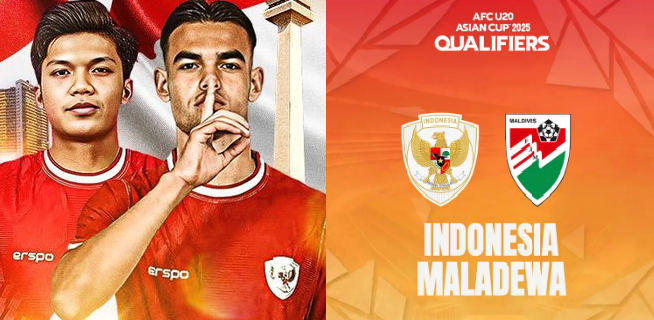 Link Nonton Link Streaming Indonesia U-20 vs Maladewa di Kualifikasi Piala Asia U-20 2025 Gratis, KLIK DISINI Link Streaming Indonesia U-20 vs Maladewa di Kualifikasi Piala Asia U-20 2025