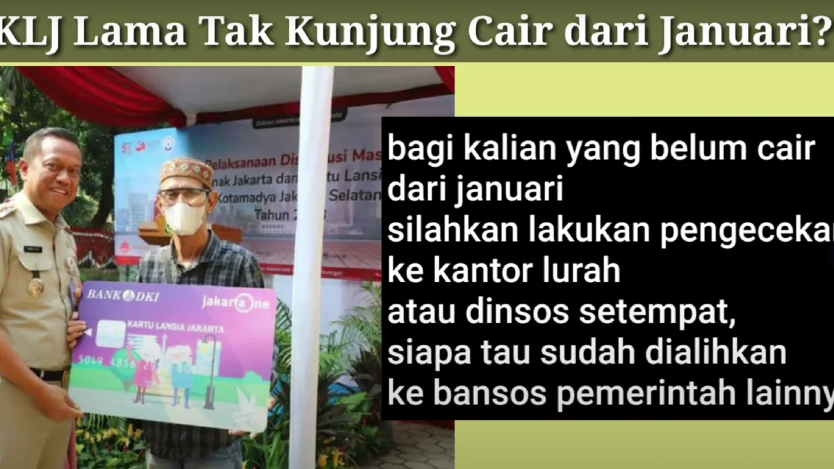 Terdapat beberapa faktor yang menyebabkan keterlambatan Kartu Lansia Jakarta, seperti perubahan mekanisme distribusi dan kendala teknis. (foto: Screenshoot/Youtube Karin Febrianti)