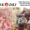 Saldo Bansos KLJ Rp1,8 Juta Cair di Bank DKI, Kapan Bisa Dicek?