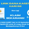 Kesempatan mendapatkan link Dana Kaget gratis terbatas untuk 20 orang, segera cek linknya!