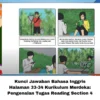 Kunci Jawaban Bahasa Inggris Halaman 33-34 Kurikulum Merdeka: Pengenalan Tugas Reading Section 4