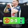 Manchester United kembali mengalami kekalahan telak saat menjamu Tottenham Hotspur di Old Trafford. (foto: X/twitter)
