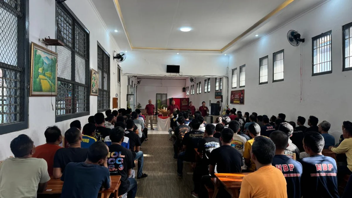 WBP Rutan Kelas I Bandung Wajib Jaga Etika dan Kebersihan di dalam Blok Kamar Hunian