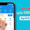 Saldo DANA Gratis Rp350.000 Hari Ini! Segera Klaim Lewat Link Dana Kaget