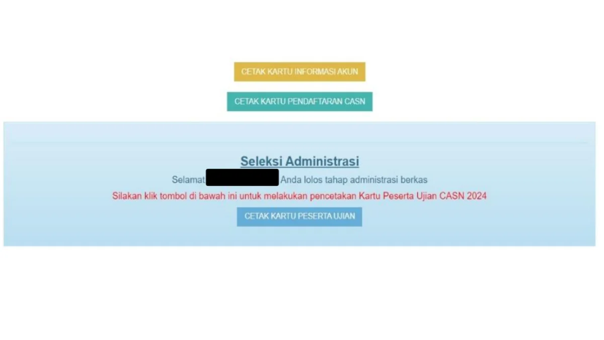 Tanda Lolos Tahap Administrasi CPNS 2024/ Tangkap layar Buku Panduan CPNS 2024