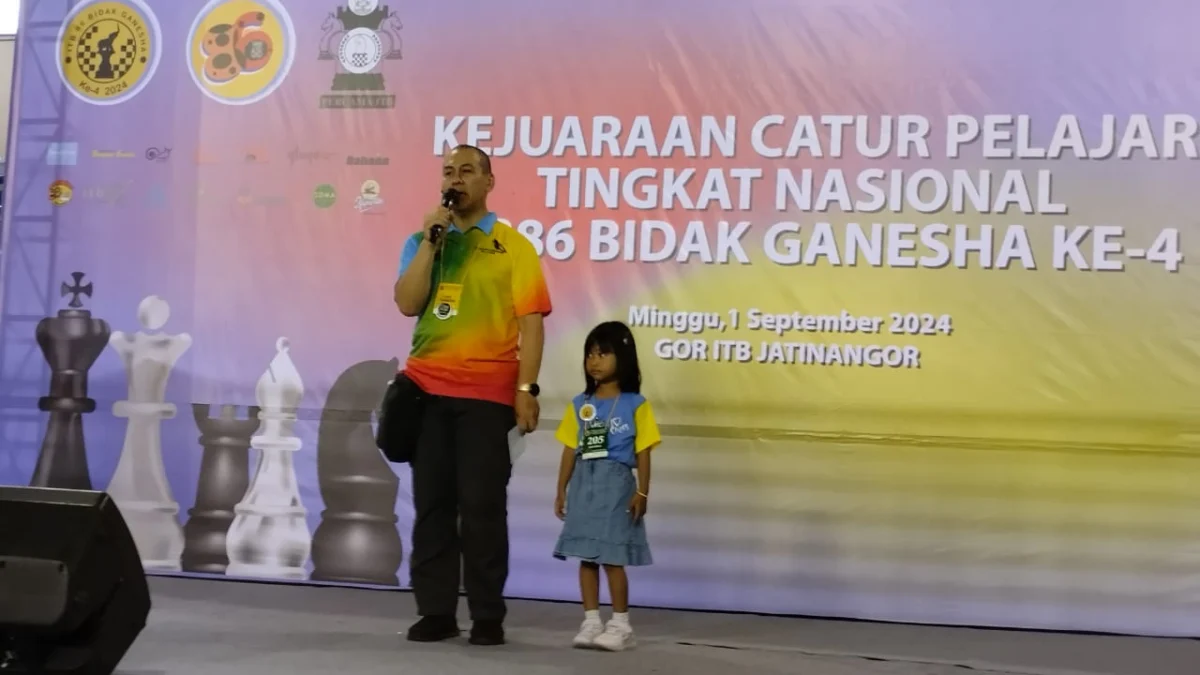 Pembukaan kejuaraan catur pelajar tingkat nasional yang digelar oleh ITB86 di Jatinangor, Kabupaten Sumedang. (Jabar Ekspes)