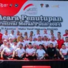Sejumlah stakeholder yang terlibat dalam pelaksanaan Festival Merah Putih 2024 di Kota Bogor. (Yudha Prananda / Jabar Ekspres)