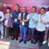 KPU Pastikan Lima Paslon Pilbup Bandung Barat Lolos Tes Kesehatan Lima bakal pasangan calon bupati dan wakil bupati Bandung Barat berfoto usai menjalani tes kesehatan. (Dok. Jabar Ekspres)