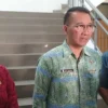 Doc. Pj Sekda Kota Cimahi, Budi Raharja dan Kadinkes Cimahi, Mulyati saat ditemui di Pemkot Cimahi (mong)