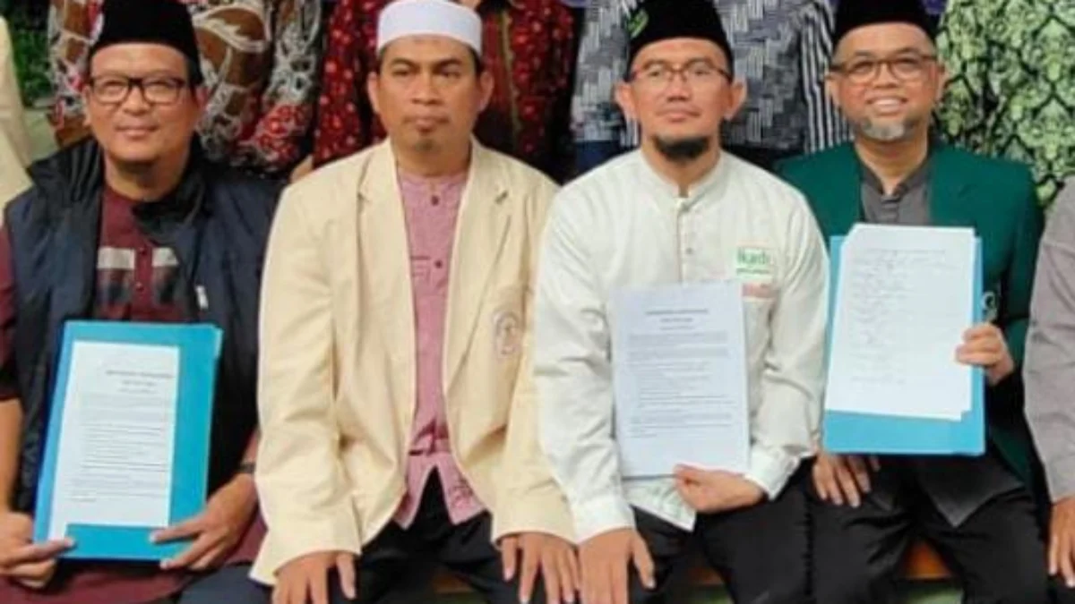 Perwakilan Forum Komunikasi Ormas Islam (FKOI) Kota Bogor. (Yudha Prananda / Jabar Ekspres)