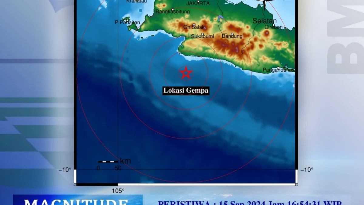 BREAKING NEWS: Gempa 5,3 Magnitudo Guncang Sukabumi Gempa Sukabumi/ BMKG