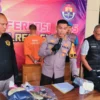 Kapolres Ciamis AKBP Akmal saat konferensi pers di Mapolres Ciamis Jawa Barat, Selasa 17 September 2024. (Cecep Herdi/Jabar Ekspres)