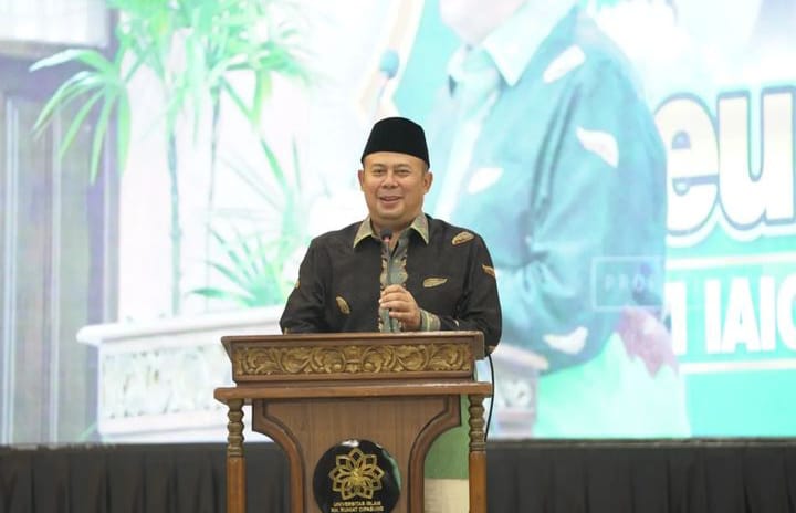 Ketua Fraksi PKB DPR RI, H. Cucun Ahmad Syamsurijal, saat terpilih menjadi Ketua Ikatan Alumni (IKA) Institut Agama Islam Cipasung (IAIC) Tasikmalaya di Kampus IAIC, Sabtu (21/9/2024) kemarin.