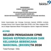 Rincian Lowongan CPNS BKKBN 2024 Ini Sepi Peminat Tersedia 1.206 Formasi