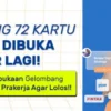 Bocoran Resmi Jadwal Pendaftaran Kartu Prakerja Gelombang 72