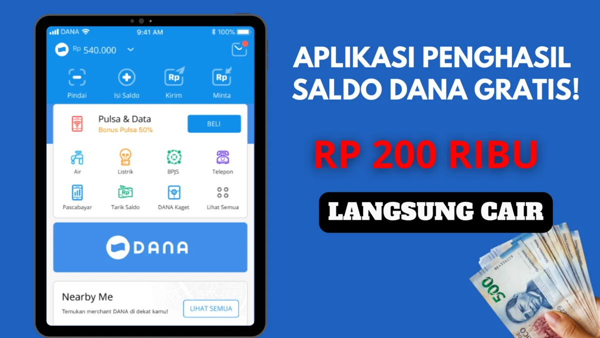 Dapet Cuan Tiap Hari! Ini 5 Aplikasi Penghasil Saldo DANA Gratis Bisa Cair Sampe Rp200 Ribu Dapet Cuan Tiap Hari! Ini 5 Aplikasi Penghasil Saldo DANA Gratis Bisa Cair Sampe Rp200 Ribu