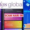 Aplikasi FGS G;obal yang diduga bakal SCAM.