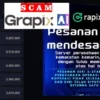 Aplikasi Grapix AI yang masih susah pencairan.