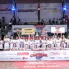 Potret tim putri SMA BPK Penabur Cirebon dalam Final Party Honda DBL with Kopi Good Day 2024 West Java-East