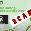 Aplikasi Solargiga yang hari ini sudah SCAM.