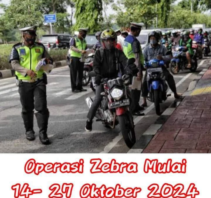4 Titik Rawan Operasi Zebra 2024 di Kabupaten Bekasi, Ini Dia Wilayahnya Berikut ini adalah 4 titik rawan operasi Zebra di Kabupaten Bekasi. operasi ini dimulai perhari ini hingga 27 Oktober 2024.