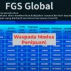 Bukti Cara Kerja Aplikasi FGS Global Penipuan dengan Skema Ponzi