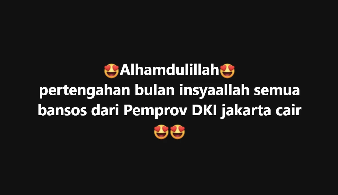 Jadwal pencairan bansos KLJ, KPDJ, dan KAJ tahap 4 untuk periode Oktober-Desember 2024 dikatakan pertengahan bulan ini. Begini cara ceknya.