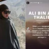 Paula Verhoeven mengunggah kata-kata bijak dari Ali bin Abi Thalib di Instagram story-nya di tengah isu perselingkuhan yang menyeret namanya.